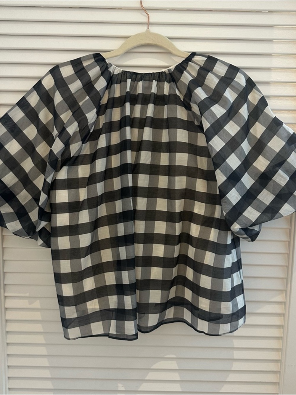 NWT Madewell Bubble-Sleeve Top - Picture 7 of 10